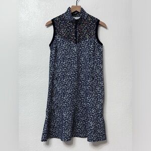 RLX Ralph Lauren Navy Floral Sleeveless Polo Dress